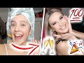 GLOW UP in an hour - New years eve TRANSFORMATION 0-100 | Oliviagrace