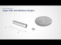 SCHOTT Minicaps™: Super slim microbattery designs