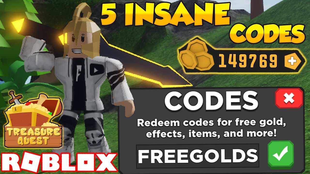 5 Insane Working Codes In Treasure Quest Roblox Youtube - new treasure quest update 3 codes roblox youtube