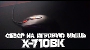 Обзор на игровую мышку A4Tech X-7 (710BK)