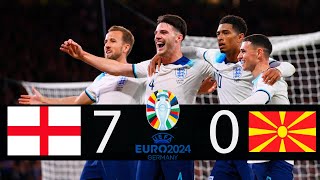 England vs North Macedonia 7-0 (All Goals Highlights 2023) - Euro 2024 Qualifying.