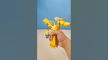 Making a banana gun with LEGO bricks…#lego #legomoc #legominifigure