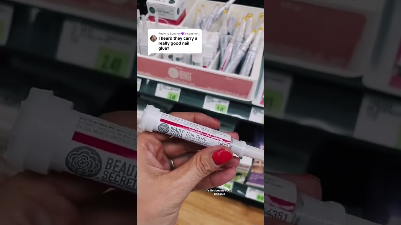 The BEST NAIL GLUE IS AT SALLYS! 