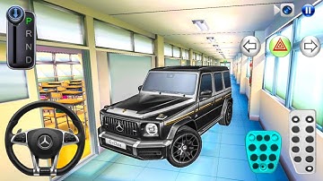 New Black Mercedes G Wagon in School Building - 3D Driving Class - Gameplay Android ios - 2026
