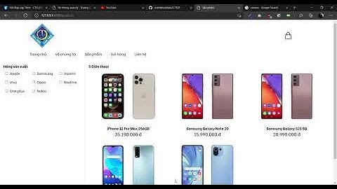 Demo website bán hàng PHP, MVC