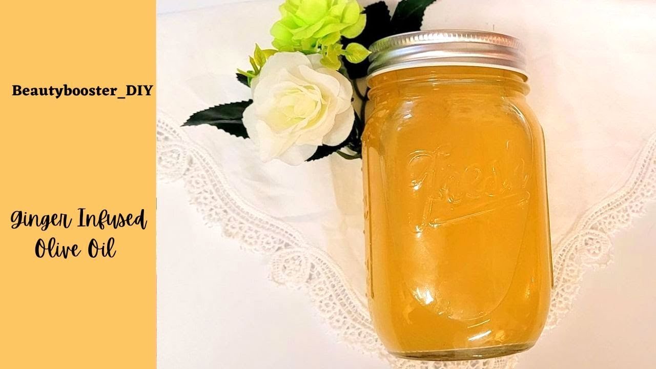 DIY Ginger Infused Oil For Ageing & Skin Damage