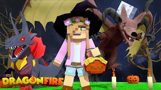 DECORATING OUR NATION FOR HALLOWEEN! | Minecraft DragonFire The Corruption | Little Kelly