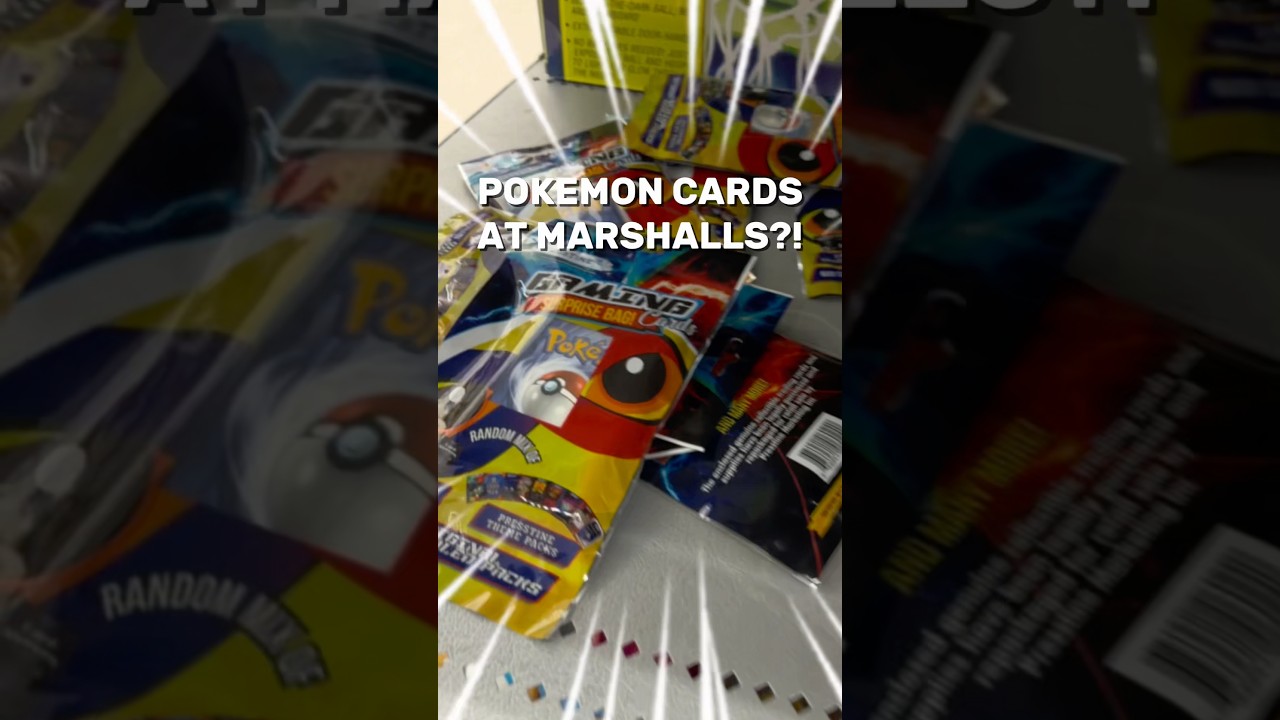 pokemon cards at marshalls Pokemon cards are in Marshalls too??? Double or nothing? Or double nothing #pokemon #pokemoncards #pokemontiktok #fyp #blackbolt #whiteflare #mysterybox