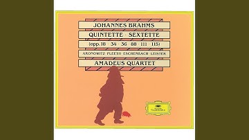 Brahms: String Sextet No. 1 in B Flat Major, Op. 18: I. Allegro ma non troppo