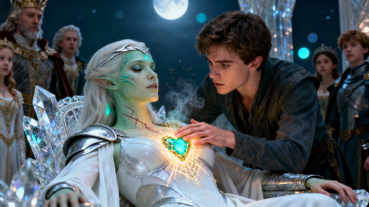 The Human Accidentally Touched The Dying Alien Princess—The Royals Froze As She Healed