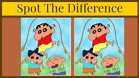 Doreamon l Shinchan l Spot The Difference l Find The Difference l Test Your Knowledge