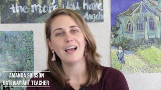 Gateway High School's Art Teacher, Amanda Soisson
