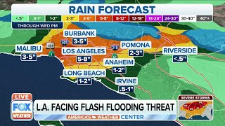 Los Angeles Expected To Get 5-8 Inches Of Rain Wednesday
