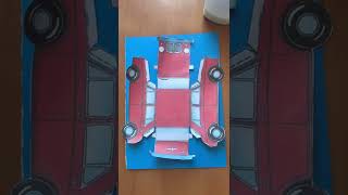 Kağızdan maşın oyuncaq əl işi ( how to make handmade paper car )