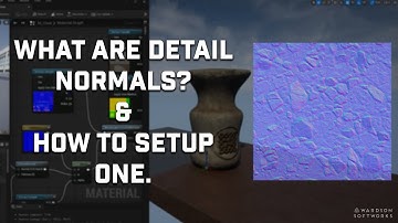 What Are Detail Normals & How to Use Them (Unreal Engine)