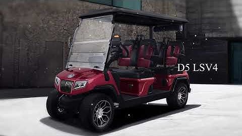Evolution D5 Golf Cart Low Speed Vehicle (LSV) Demo Video