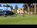 Maui Hill Santa arrives in the helicopter on Christmas Eve 2013