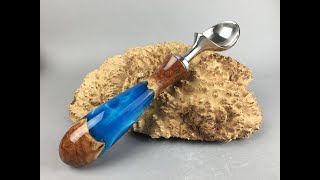 Super Incredible Hybrid Resin and Wood Ice Cream Scoop!!!