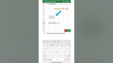 how to wrap text on Ms Excel mobile or laptop 🤩🔥 #viral #trending