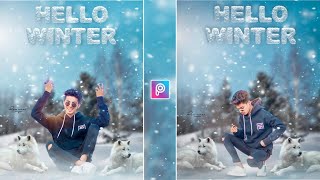Picsart Winter Snowfall Photo Editing |  Winter Photo Editing Picsart | Winter Photo Editing.. screenshot 4