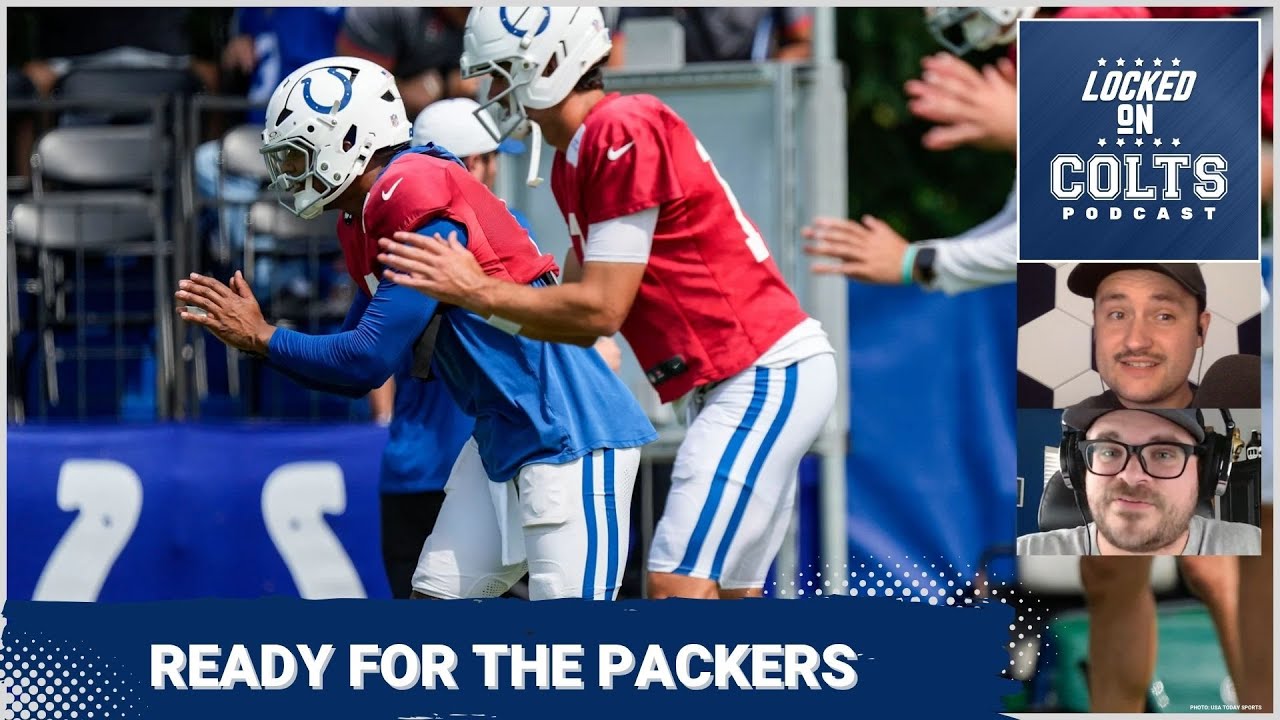 INDIANAPOLIS COLTS CAMP, Day 13: Anthony Richardson, Daniel Jones SOLID Ahead of Green Bay Packers