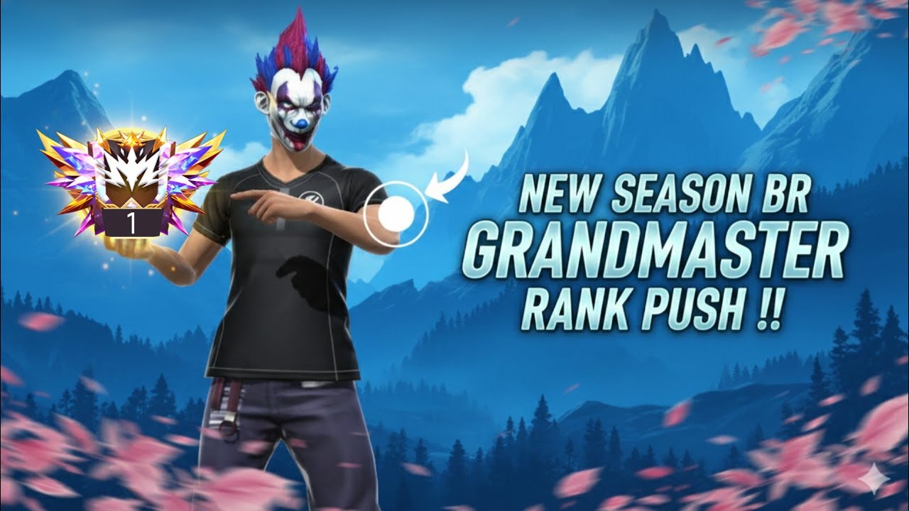 NEW SEASON BR GRANDMASTER RANK PUSH TOP 100 To Top 1 🔥 - YouTube