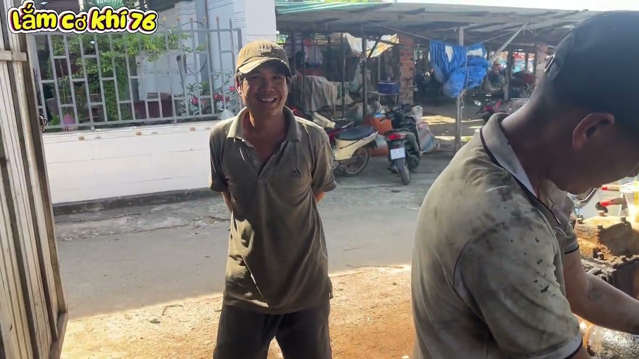 QUY TRÌNH /sữa chữa máy trơi cào đôi ( tiếp theo ) tập 2 ( lắm cơ khí 76) 