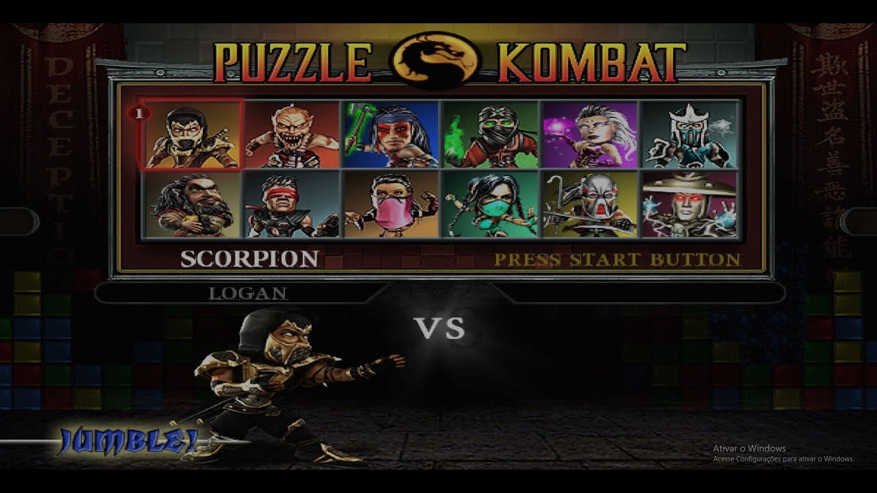 Mortal Kombat Deception Puzzle Kombat Scorpion YouTube