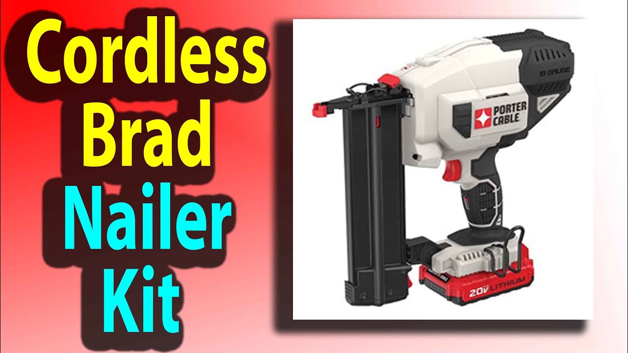 PORTER CABLE 20V MAX Cordless Brad Nailer Kit Products Square Online
