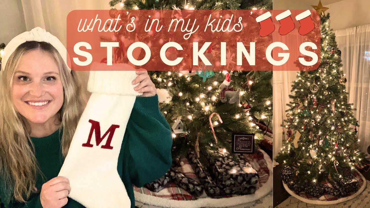 WHAT I PUT IN MY KIDS' STOCKINGS // STOCKING STUFFER IDEAS FOR 5 AND UNDER