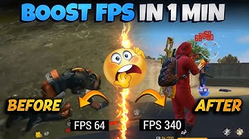 BOOST FPS IN FREE FIRE IN JUST 1 MIN 😱😍 I HOW TO BOOST FPS IN BLUESTACK/MSI I FREE FIRE LAG FIX