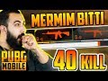 ÇATIŞMANIN ORTASINDA MERMİM BİTTİ!! 40 KILLS | PUBG Mobile #TPP