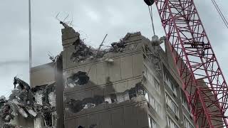 Demolition of Riverview Tower (New Albany, Indiana)