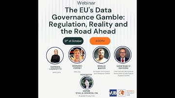Webinar: The EU’s Data Governance Gamble Regulation, Reality and the Road Ahead