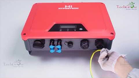 Cách lắp đặt BIẾN TẦN HÒA LƯỚI HYPONTECH | BIẾN TẦN HÒA LƯỚI ĐIỆN MẶT TRỜI HYPONTECH
