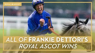 ALL of Frankie Dettori's #RoyalAscot wins 🏆