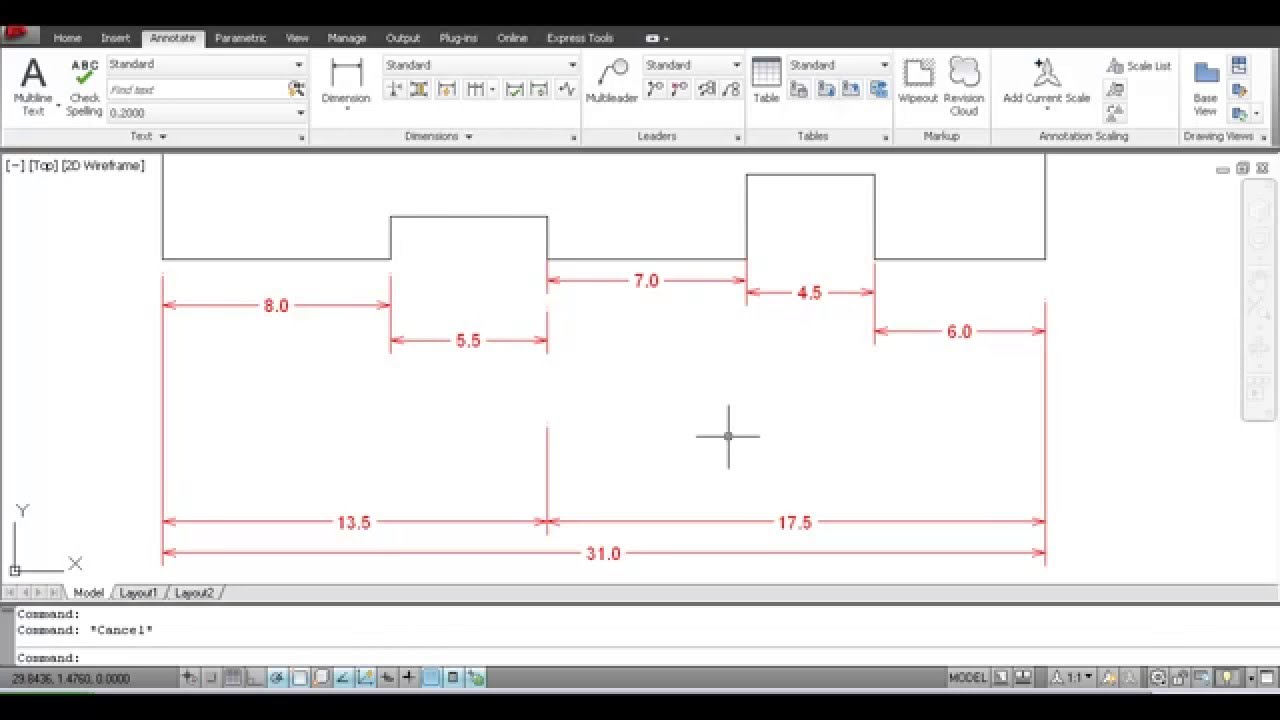 Dimension Adjust Space In AutoCAD In Arabic YouTube Dimension Adjust Space In AutoCAD In Arabic YouTube