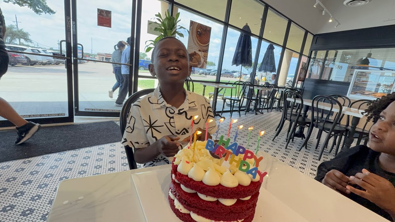 Zayn’s 8th Birthday celebration at Paris Baguette 🥖✨