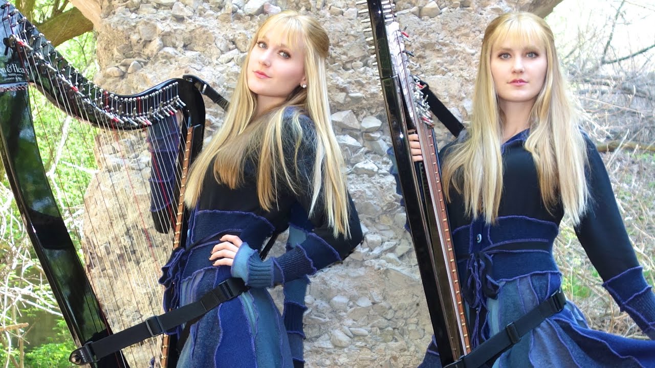 NIGHTWISH - Nemo (Harp Twins) Camille and Kennerly HARP METAL