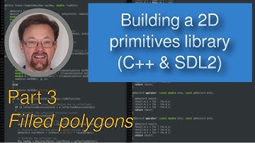 Building a 2D primitives library (C++ & SDL2) - Part 3 - Filled polygons