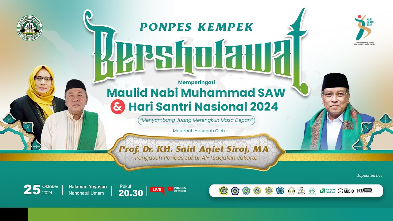 [LIVE] PONPES KEMPEK BERSHOLAWAT | Memperingati Maulid Nabi Muhammad SAW & Hari Santri Nasional 2024