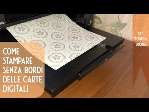 Video: Come Stampare Un Documento Senza Bordi