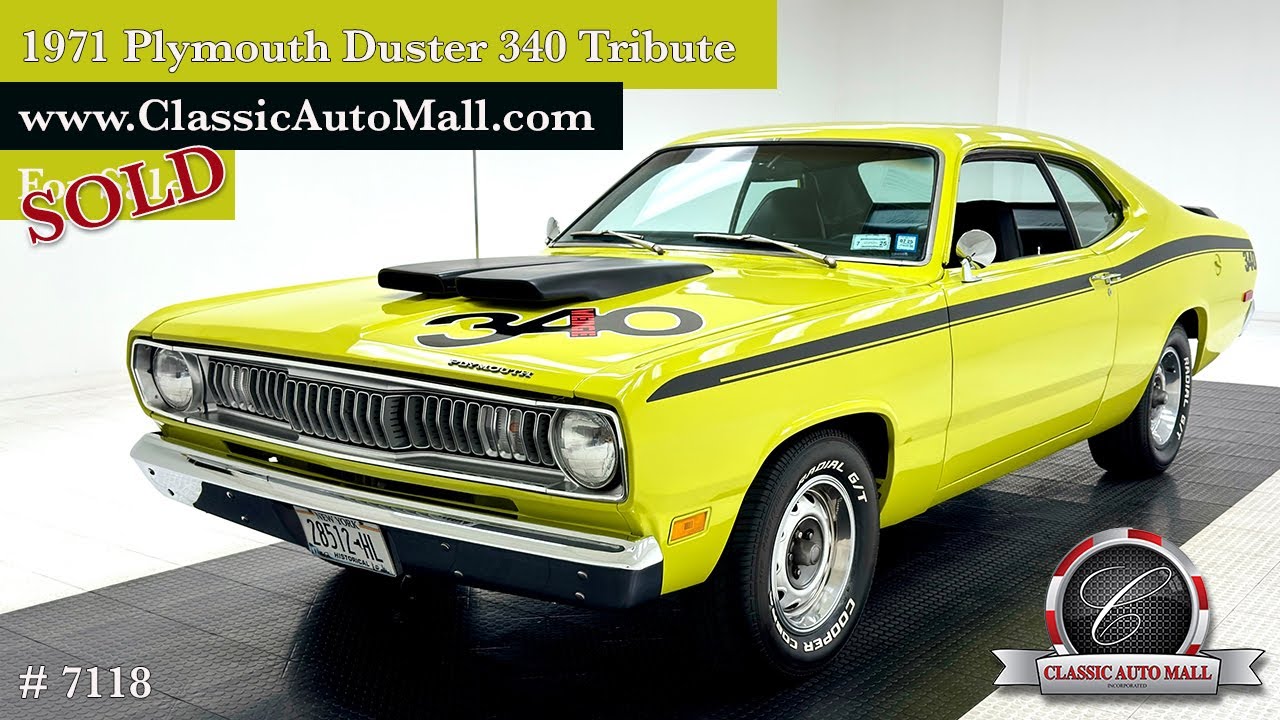 1971 Plymouth Duster 340 Tribute - Sold - Consignments at Classic