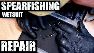Repairing my Wetsuit For The Next Spearfishing Season! It's Easier Than you Think!