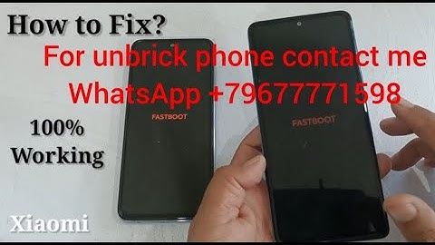 Xiaomi 11 ultra star stuck in fastboot mode | Unbrick Xiaomi 11 Ultra