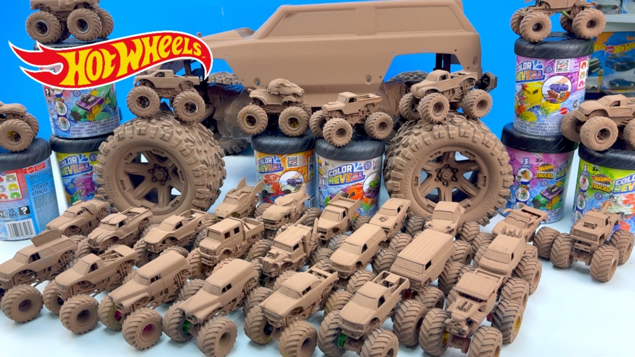 30X 🤯Hot Wheel Monster Truck & Monster Jam Monster Truck Color Reveal Mystery??