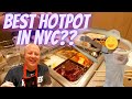 BEST HOT POT in New York!! Review of Haidilao Hot Pot in Queens! Must try NYC restaurant!!