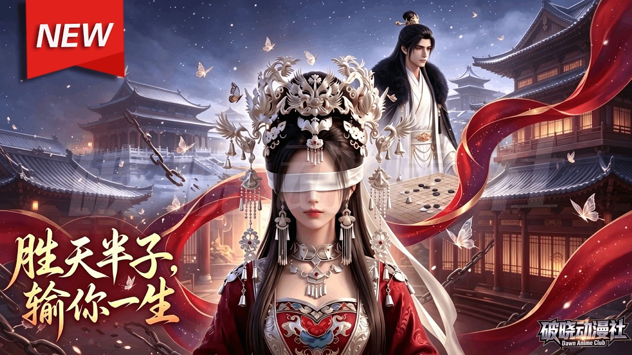 MULTISUB📢新番上线《胜天半子，输你一生》第1~44集丨盲女巫祝预见爱人惨死，以双目换他魂魄，上演禁忌生死虐恋！#最新漫剧 #破晓动漫社