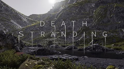 Death Stranding scene building by Unreal Engine