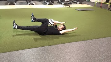Contralateral Deadbugs with Soccer Ball